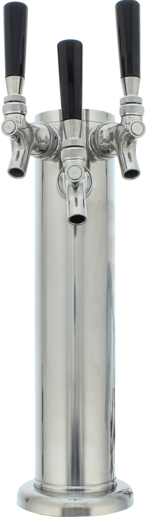 Presrv Kegerator Triple Tap Kit, SS, CO2