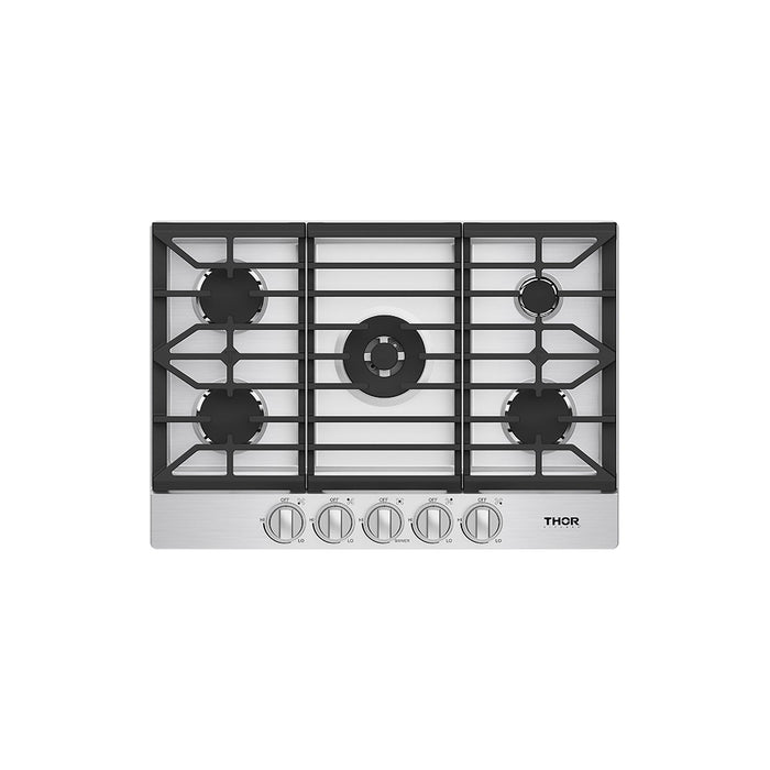 Thor Kitchen 30 Inch Professional Gas Cooktop in Stainless Steel