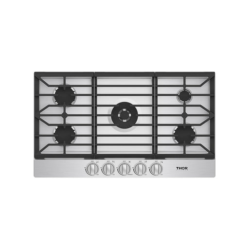 Thor Kitchen 36 Inch Professional Gas Cooktop in Stainless Steel