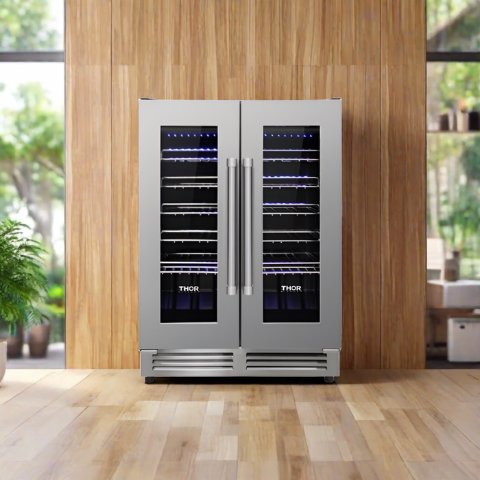 Thor Kitchen 24 in. 42 Bottle Dual Zone Wine Cooler - TWC2402