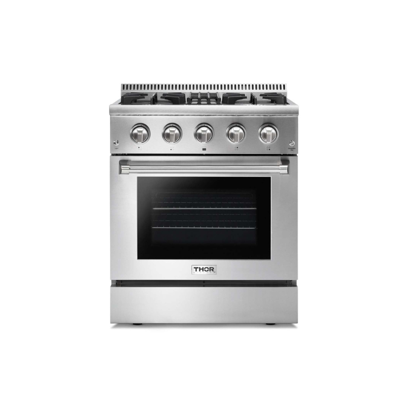 Thor Kitchen 30-Inch 4.2 cu. ft. Dual Fuel Range in Stainless Steel (HRD3088U)