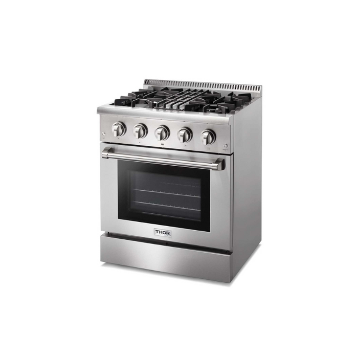 Thor Kitchen 30-Inch 4.2 cu. ft. Dual Fuel Range in Stainless Steel (HRD3088U)