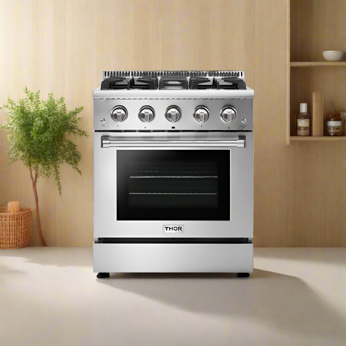 Thor Kitchen 30-Inch 4.55 cu. ft. Oven Electric Range in Stainless Steel (HRE3001)