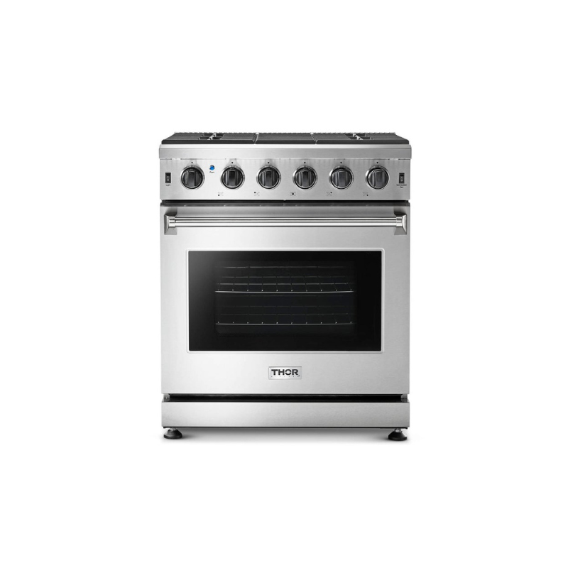Thor Kitchen 30 in. Professional Gas Cooking Stove Range Stainless Steel - LRG3001U