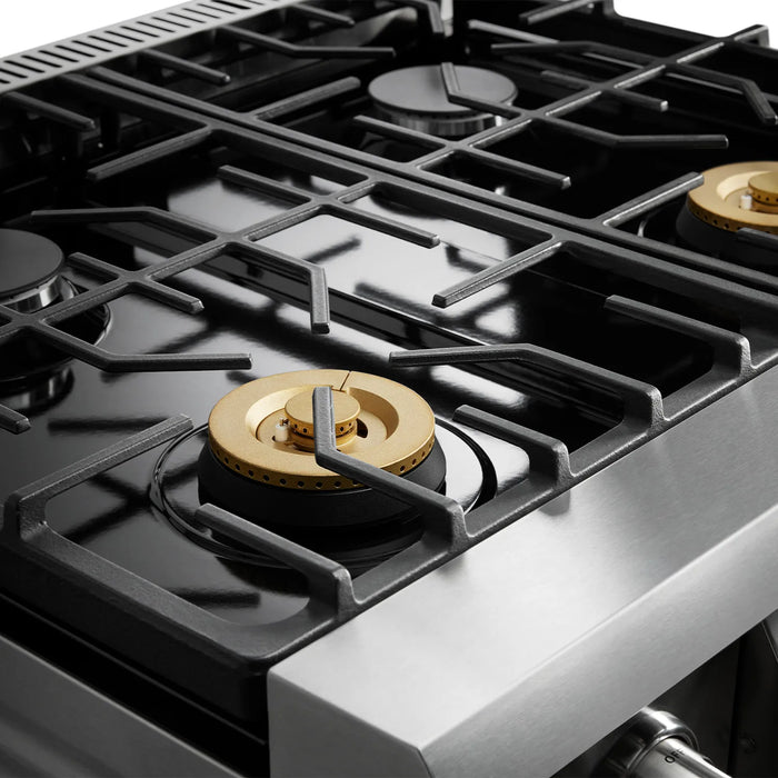 Thor Kitchen 30 Inch Tilt Panel Professional Gas Range