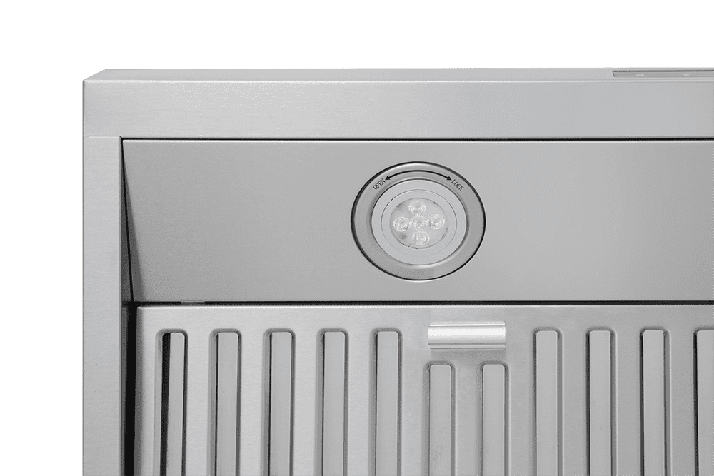 Thor Kitchen 30-Inch Wall Mount LED Light Range Hood in Stainless Steel HRH3007