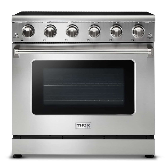 Thor Kitchen 36-Inch 6.0 cu. ft. Oven Electric Range in Stainless Steel HRE3601