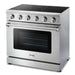 Thor Kitchen 36-Inch 6.0 cu. ft. Oven Electric Range in Stainless Steel HRE3601