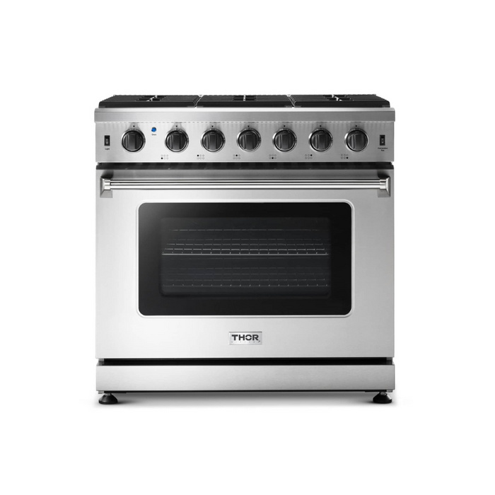 Thor Kitchen 36-Inch 6.0 cu. ft. Oven Electric Range in Stainless Steel (HRE3601)