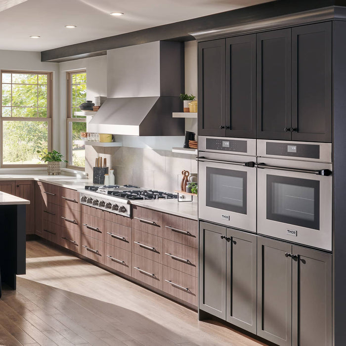 Thor Kitchen 48-Inch Gas RangeTop in Stainless Steel with 6 Burners Including Power Burners and Griddle HRT4806U