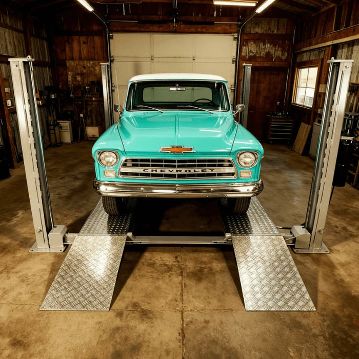 Triumph NSS-8XLT 8,000 lb 4-Post Vehicle Storage Lift – 110V Parking & Garage Lift