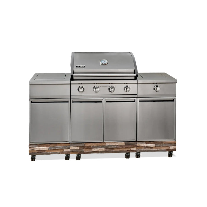 TYTUS Ash Stacked Stone Island Grill TI-404-MGG-LP