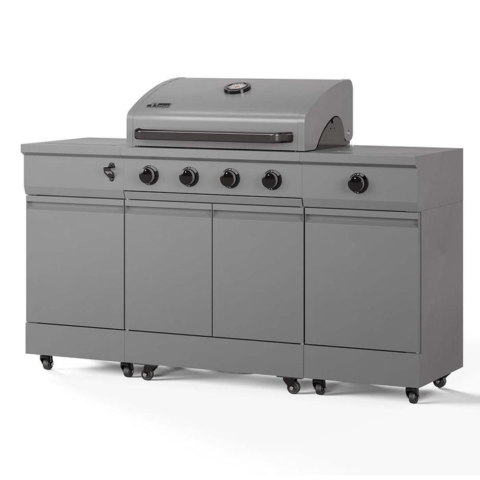 TYTUS Fresno Series Gunmetal Gray Island Grill - TDT-021-0101