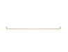 ZEPHYR Accent Rail, DME-E48, Satin Gold (MERAIL-01SG)