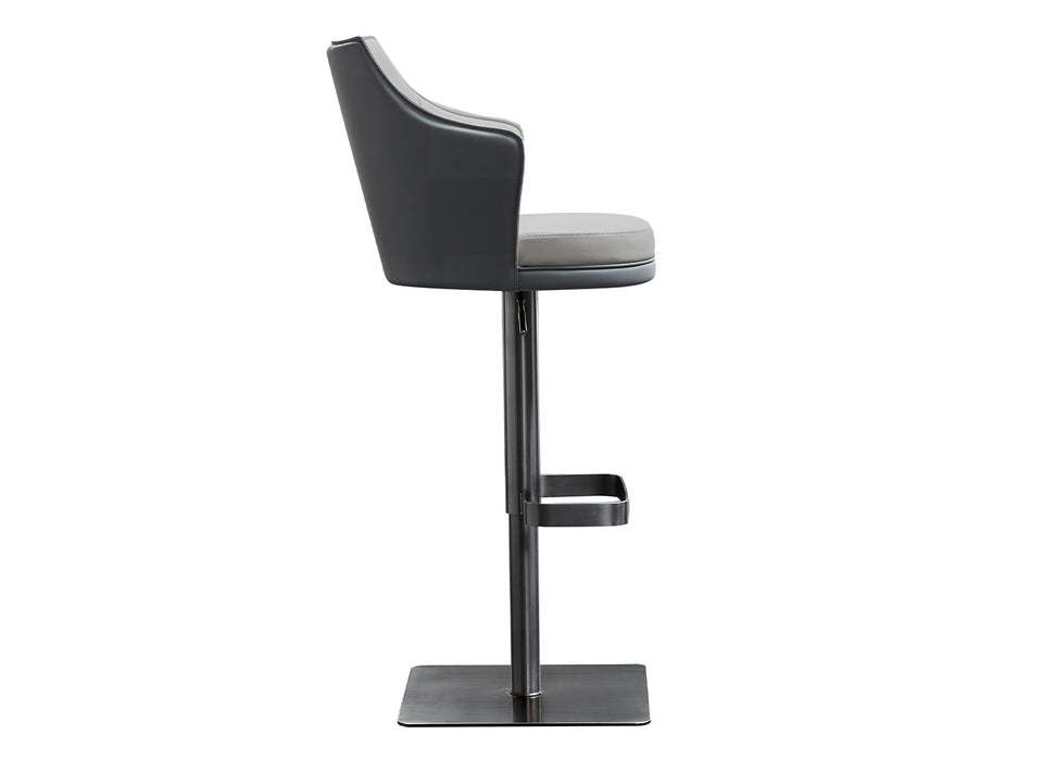 Whiteline Modern Living Baxter Barstool - BS2006P-LGRY/DGRY