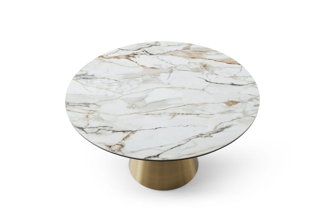 Whiteline Modern Living Charlotte Round Dining Table - DT1831