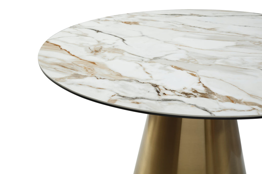 Whiteline Modern Living Charlotte Round Dining Table - DT1831