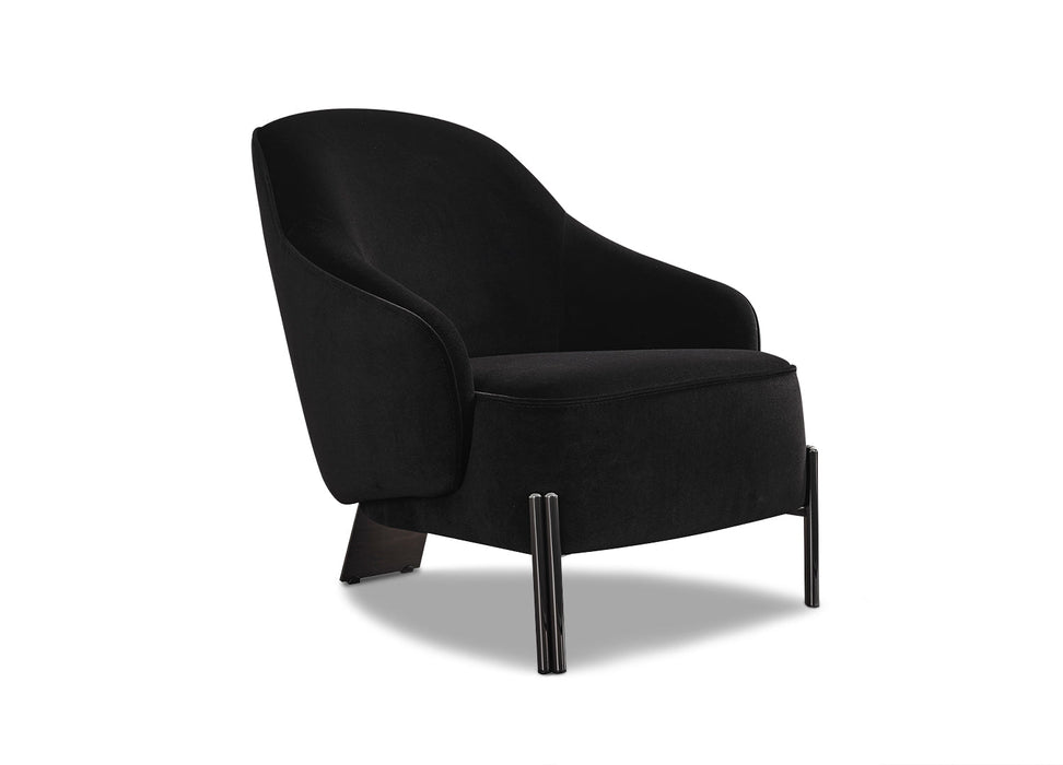 Whiteline Modern Living Favori Accent Armchair - CH1840-BLK