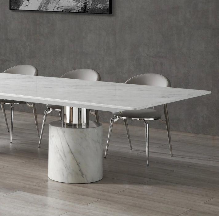 Whiteline Modern Living Geneva Dining Table Cylinder - DT1640