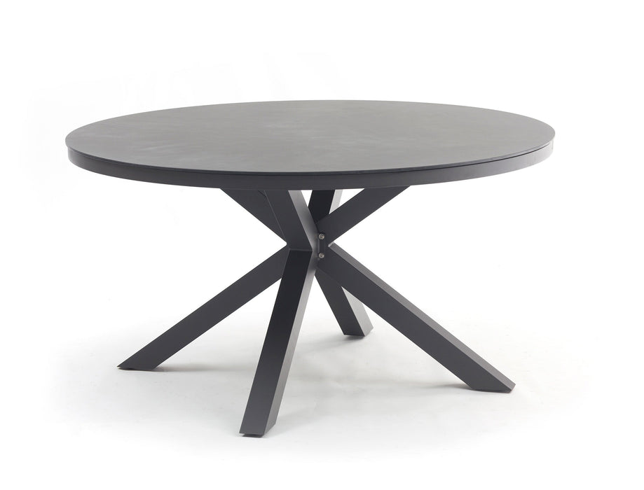 Whiteline Modern Living Kassey Round Outdoor Dining Table - DT1835-DGRY