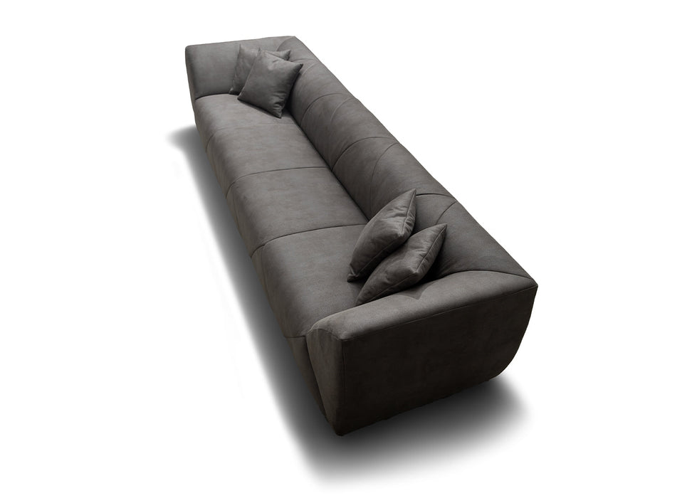 Whiteline Modern Living Quarry Sofa - SO1974L-DGRY