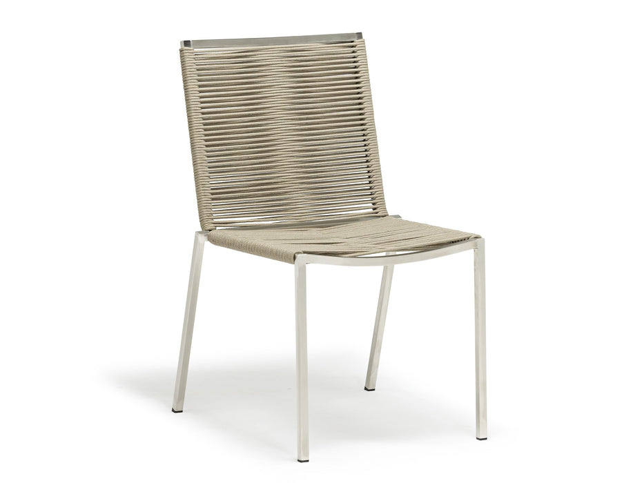 Whiteline Modern Living Rhea Outdoor Dining Chair - DC1834-LBRN