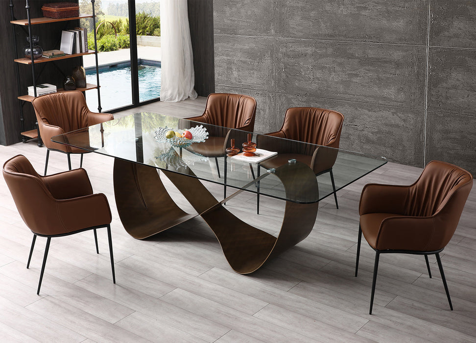 Whiteline Modern Living Tiffany Dining Table - DT1928