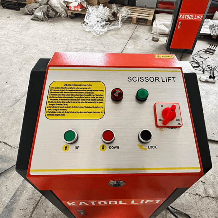 Katool X90E 8,000 lb Electric Mid-Rise Scissor Lift — Low-Ceiling Garage Lift