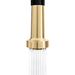 ZLINE Autograph Edition Apollo Pull Down Spring Single Handle Kitchen Faucet in Matte Black and Champagne Bronze (APL-KF-ZMBCB)