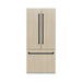 ZLINE Autograph Edition 36 in. 19.6 cu. ft. Panel Ready French Door Built-In Bottom Freezer Refrigerator with Water Dispenser and Ice Maker with Matte Black Accents (RBIVZ-36-MB)
