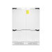 ZLINE Autograph Edition 60 in. 32.2 cu. ft. Panel Ready French Door Built-In Bottom Freezer Refrigerator with Water Dispenser and Ice Maker with Matte Black Accents (RBIVZ-60-MB)