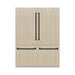 ZLINE Autograph Edition 60 in. 32.2 cu. ft. Panel Ready French Door Built-In Bottom Freezer Refrigerator with Water Dispenser and Ice Maker with Matte Black Accents (RBIVZ-60-MB)