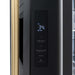 ZLINE Autograph Edition 36 in. 28.9 cu. ft. Standard-Depth French Door External Water Dispenser Refrigerator with Dual Ice Maker in Fingerprint-Resistant Black Stainless Steel and Champagne Bronze Traditional Handles (RSMZ-W-36-BS-CB)