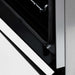ZLINE Autograph Edition 30 in. 4.0 cu. ft. Legacy Dual Fuel Range with 4 Burner Gas Cooktop and Electric Convection Oven in Satin Stainless Steel with White Matte Door and Polished Gold Accents (RASZ-WM-30-G)