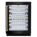 ZLINE Autograph Edition 24 in. Touchstone Dual Zone 44 Bottle Wine Cooler with Black Stainless Steel Glass Door and Champagne Bronze Handle (RWDOZ-BS-24-CB)