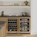 ZLINE Autograph Edition 24 in. Touchstone Dual Zone 44 Bottle Wine Cooler with Panel Ready Glass Door and Polished Gold Handle (RWDPOZ-24-G)