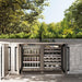 ZLINE Autograph Edition 24 in. Touchstone Dual Zone 44 Bottle Wine Cooler with Stainless Steel Glass Door and Matte Black Handle (RWDOZ-GS-24-MB)