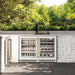 ZLINE Autograph Edition 24 in. Touchstone Dual Zone 44 Bottle Wine Cooler with White Matte Glass Door and Polished Gold Handle (RWDOZ-WM-24-G)