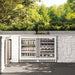 ZLINE Autograph Edition 24 in. Touchstone Dual Zone 44 Bottle Wine Cooler with White Matte Glass Door and Matte Black Handle (RWDOZ-WM-24-MB)