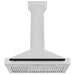 ZLINE Autograph Edition 36 in. Convertible Satin Stainless Steel Wall Mount Range Hood with Accent Handle (KB4SNZ-36)