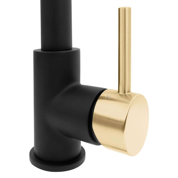 ZLINE Autograph Edition Sierra Pull Down Spring Single Handle Kitchen Faucet with Color Options (SRA-KF-Z)
