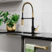 ZLINE Autograph Edition Sierra Pull Down Spring Single Handle Kitchen Faucet with Color Options (SRA-KF-Z)