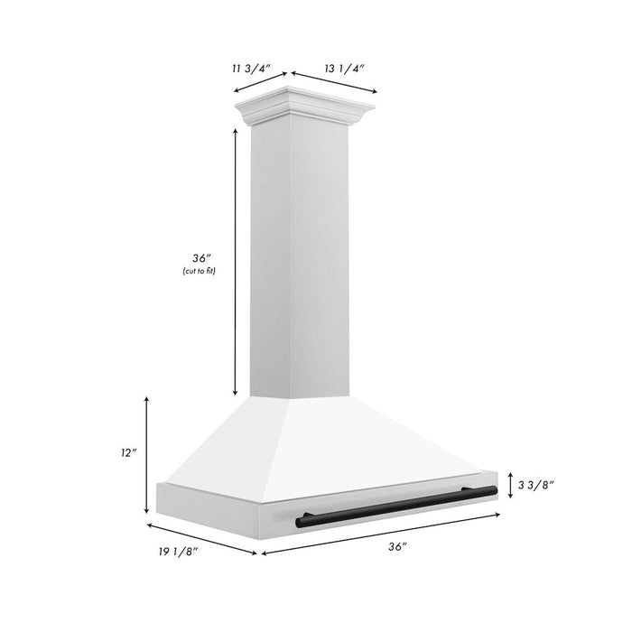 ZLINE KB4SNZ-WM36-MB range hood