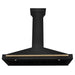 ZLINE Autograph Edition 48 in. Black Stainless Steel Wall Mount Range Hood with Accent Handle (BSKB4Z-48)