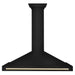 ZLINE Autograph Edition 48 in. Black Stainless Steel Wall Mount Range Hood with Accent Handle (BSKB4Z-48)
