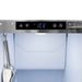 ZLINE Autograph Edition 15 in. Touchstone Clear Cube Ice Maker with Drain Pump and Black Stainless Steel Door with Polished Gold Helix Handle (ICCDZ-BS-15-KG)