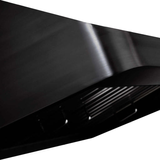 ZLINE 600 CFM Ducted Under Cabinet Range Hood in Black Stainless Steel with Size Options (BS623)