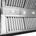ZLINE Wooden Wall Mount Range Hood in Rustic Black Finish with Size Options (355CC)