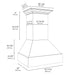 ZLINE 355CC-36 range hood