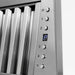 ZLINE Wooden Wall Mount Range Hood in Rustic Bright White Finish with Size Options (355WW)